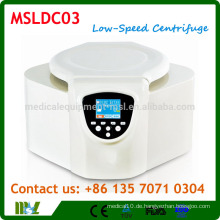 MSLDC03 Benchtop Niedriggeschwindigkeitszentrifuge mit TFT True-Color LCD Touch Monitor